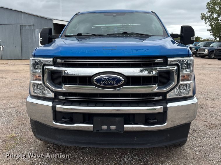 image for item FK3731 2020 Ford F250 STX Crew Cab dump flatbed pickup truck