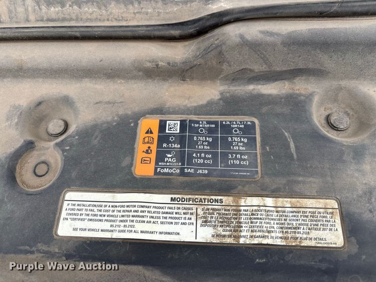 image for item FK3731 2020 Ford F250 STX Crew Cab dump flatbed pickup truck