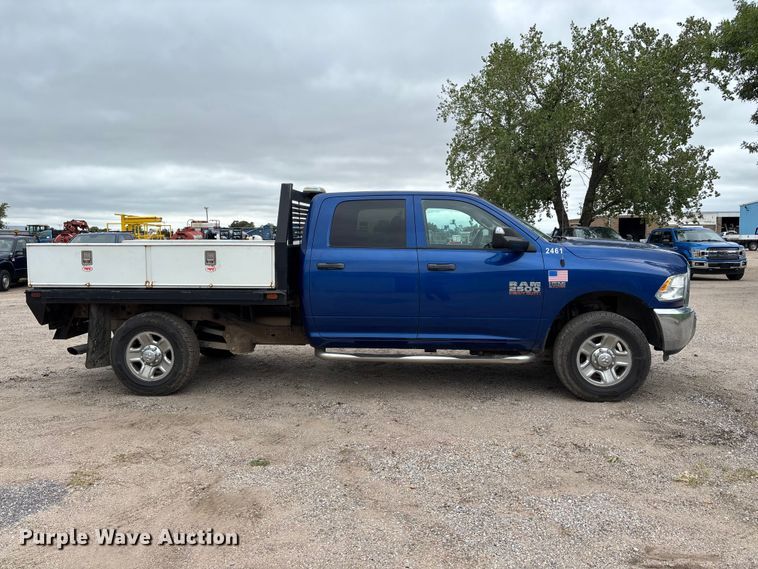 image for item FK3732 2016 RAM Dodge 2500 Crew Cab flatbed pickup truck