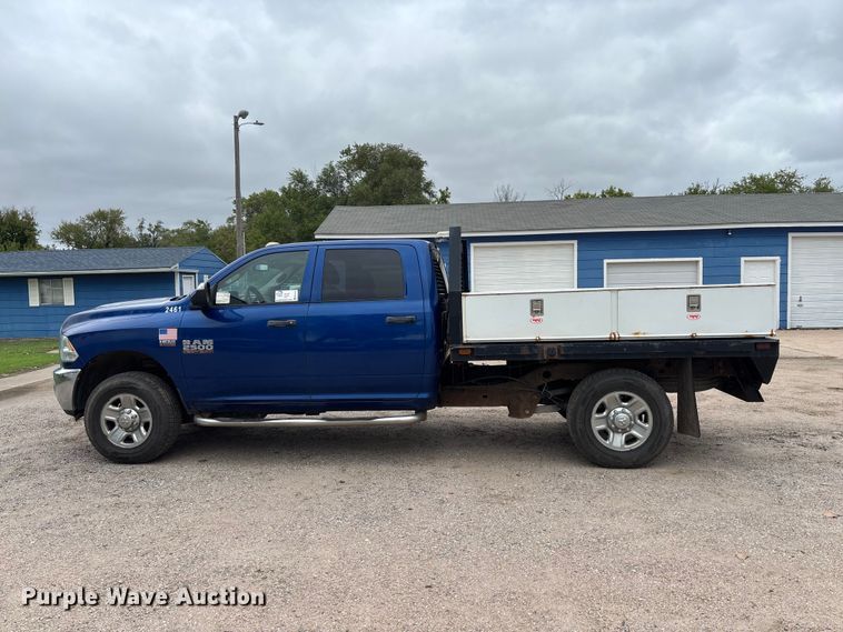 image for item FK3732 2016 RAM Dodge 2500 Crew Cab flatbed pickup truck
