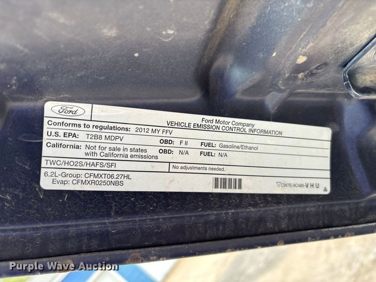image for item FK3734 2012 Ford F250 XL Ext cab flatbed pickup truck