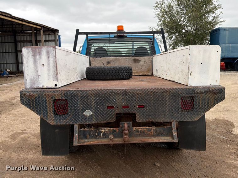 image for item FK3742 1995 Ford F350 flatbed pickup truck