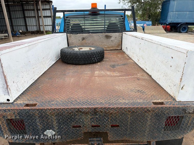image for item FK3742 1995 Ford F350 flatbed pickup truck