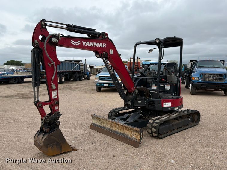 2021 Yanmar VIO35-6A mini excavator