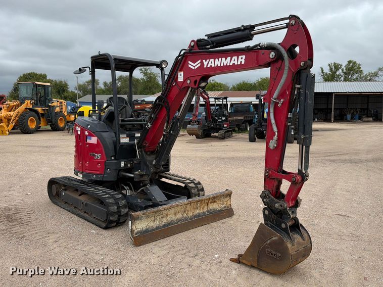 image for item FK3743 2021 Yanmar VIO35-6A mini excavator