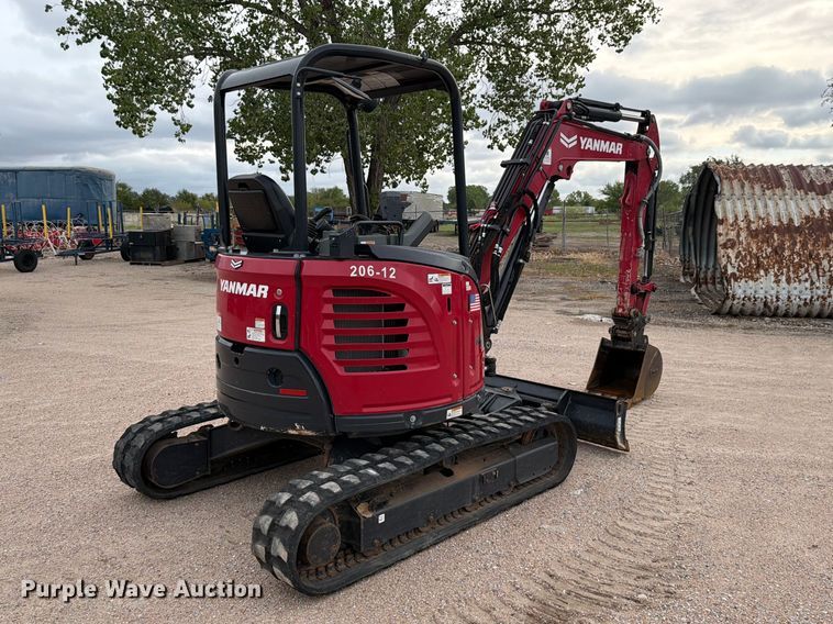 image for item FK3743 2021 Yanmar VIO35-6A mini excavator