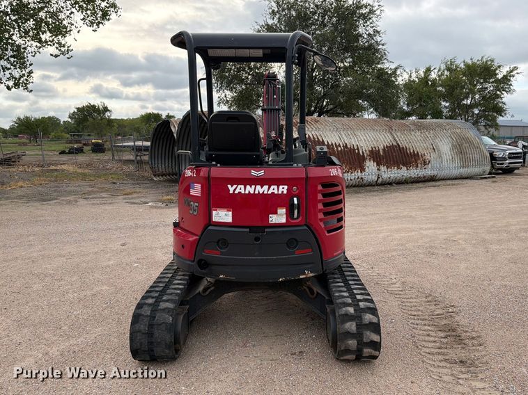 image for item FK3743 2021 Yanmar VIO35-6A mini excavator