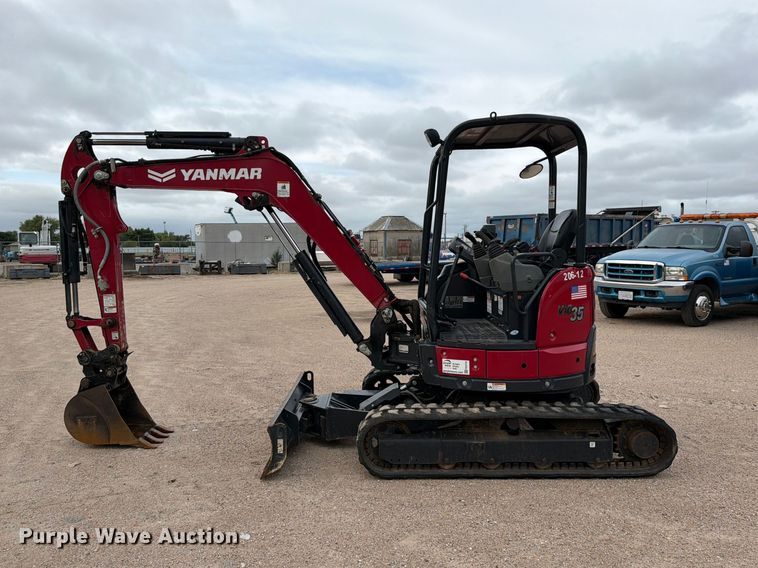 image for item FK3743 2021 Yanmar VIO35-6A mini excavator