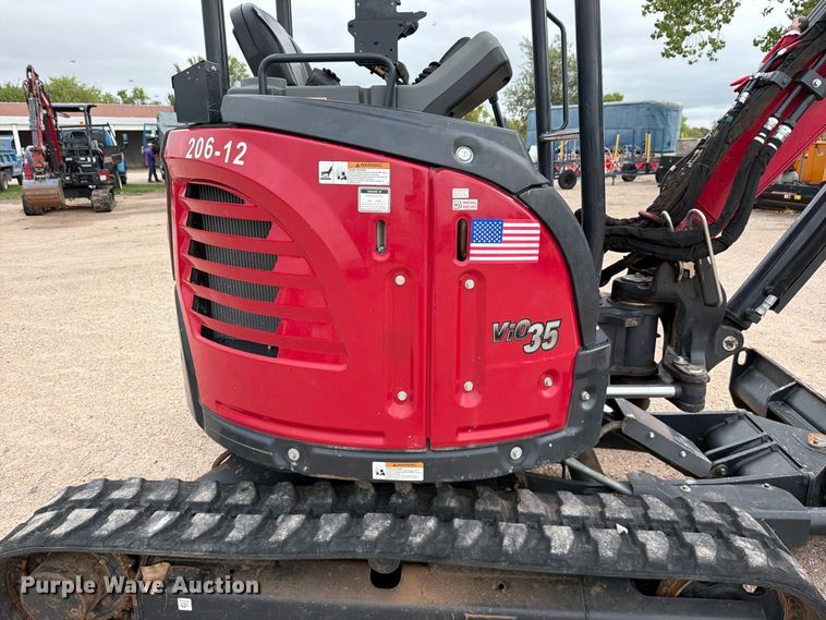 image for item FK3743 2021 Yanmar VIO35-6A mini excavator