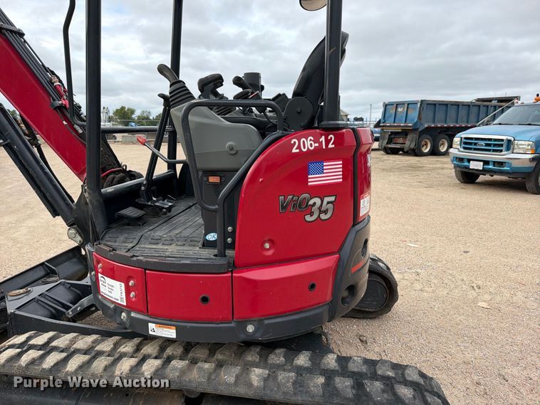 image for item FK3743 2021 Yanmar VIO35-6A mini excavator