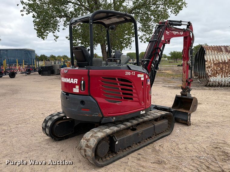 image for item FK3744 2021 Yanmar SV40 mini excavator