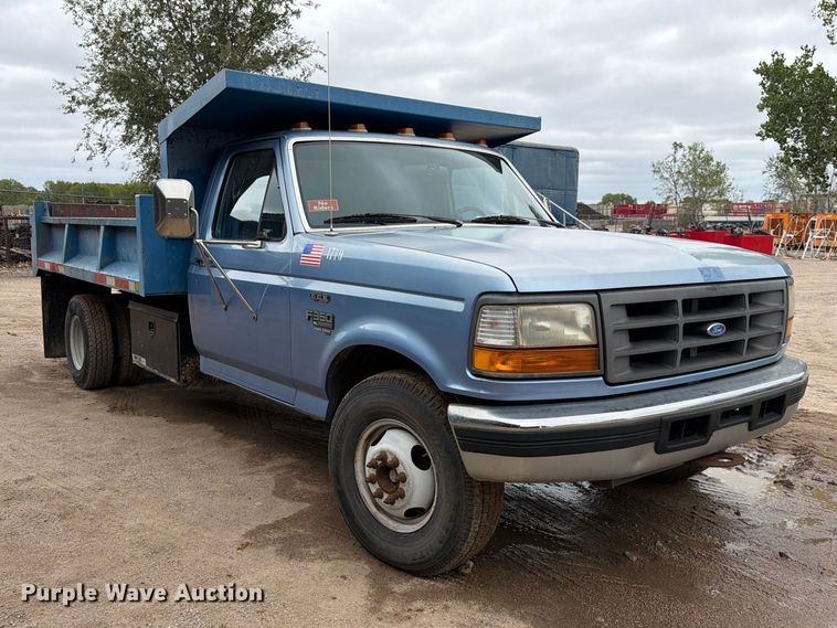 image for item FK3745 1997 Ford F350 dump bed pickup truck