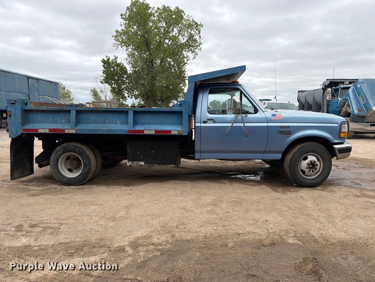 image for item FK3745 1997 Ford F350 dump bed pickup truck