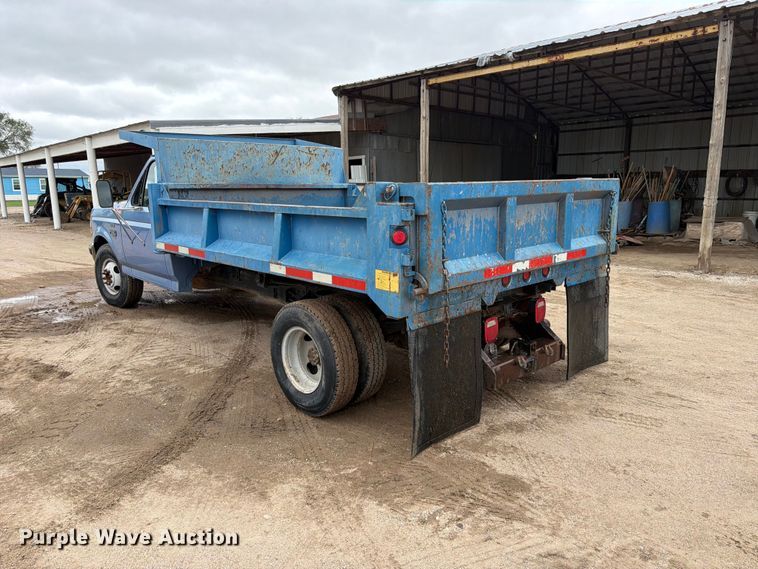 image for item FK3745 1997 Ford F350 dump bed pickup truck