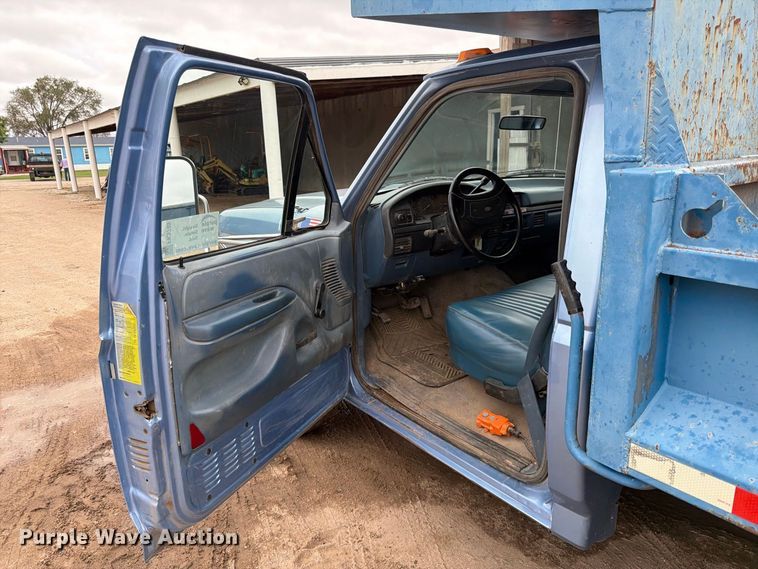 image for item FK3745 1997 Ford F350 dump bed pickup truck