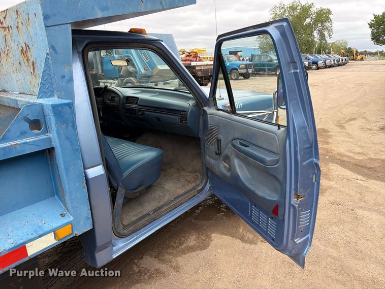image for item FK3745 1997 Ford F350 dump bed pickup truck