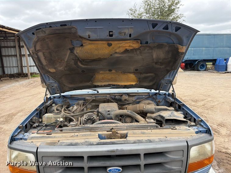 image for item FK3745 1997 Ford F350 dump bed pickup truck
