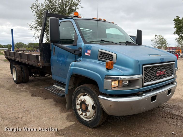 image for item FK3746 2005 GMC C4500 dump flatbed truck