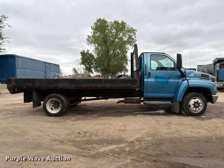 image for item FK3746 2005 GMC C4500 dump flatbed truck