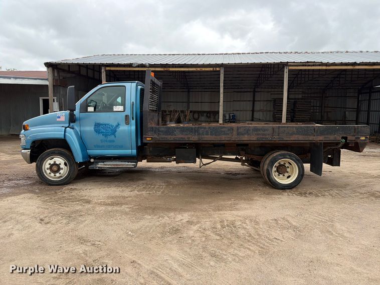 image for item FK3746 2005 GMC C4500 dump flatbed truck