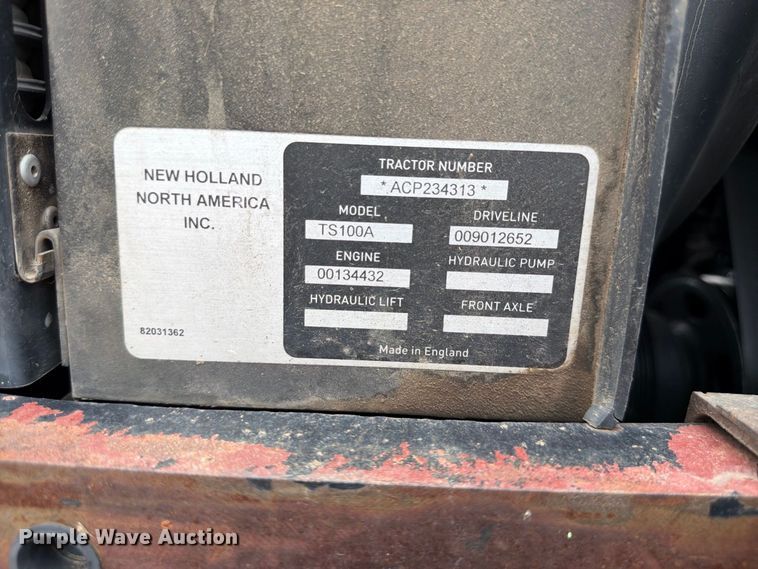 image for item FK3748 2004 New Holland TS100A Plus 