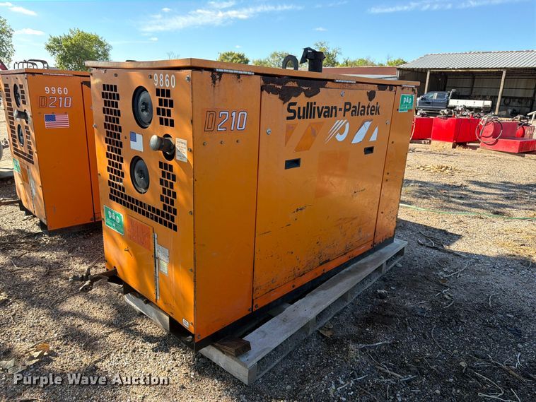 image for item FK3760 2006 Sullivan-Palatek D210U11JDB air compressor