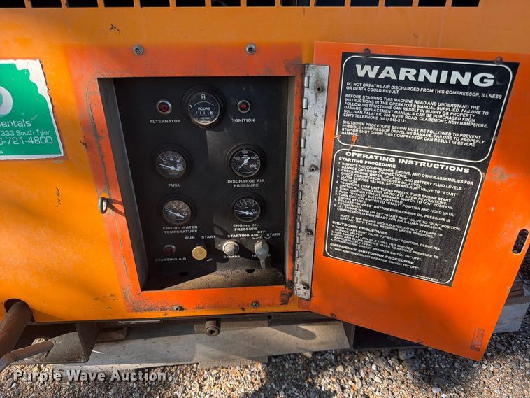 image for item FK3760 2006 Sullivan-Palatek D210U11JDB air compressor