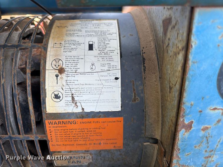 image for item FK3761 2 Miller welder/generators