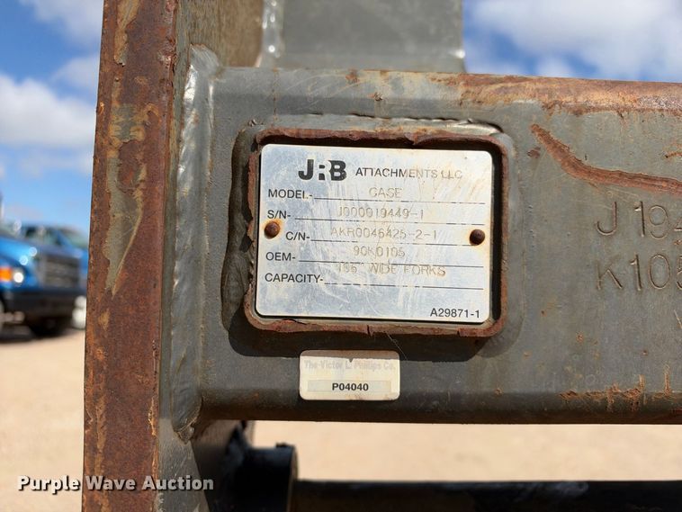 image for item FK3771 JRB Case pallet forks