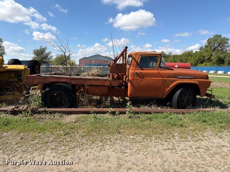 image for item FK3777 Ford F-100 winch truck