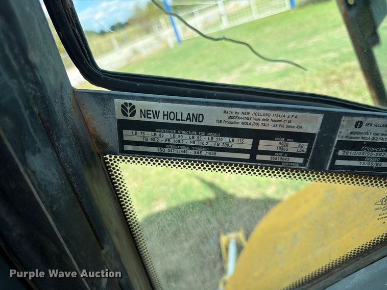 image for item FK3781 2002 New Holland LB75 backhoe