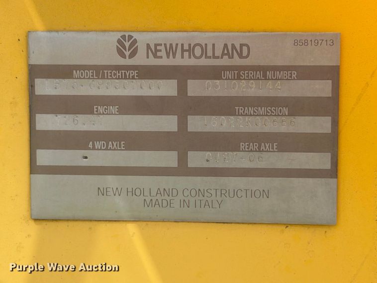 image for item FK3781 2002 New Holland LB75 backhoe