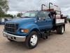 2000 Ford F650 flatbed truck with Ditch Witch fluid mixing system
