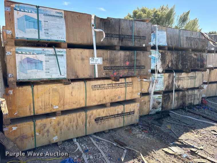 image for item DO1938 (24) 2024 Valley Pioneer MAC1220F livestock sheds