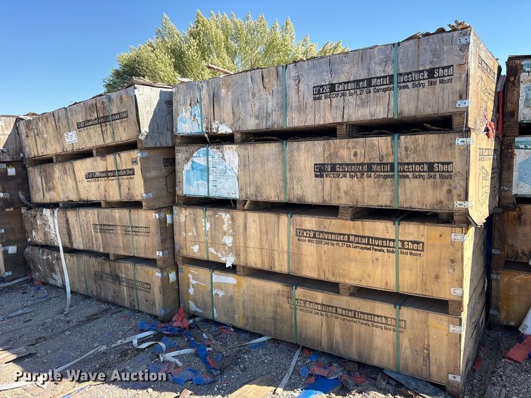 image for item DO1940 (24) 2024 Valley Pioneer MAC1220F livestock sheds