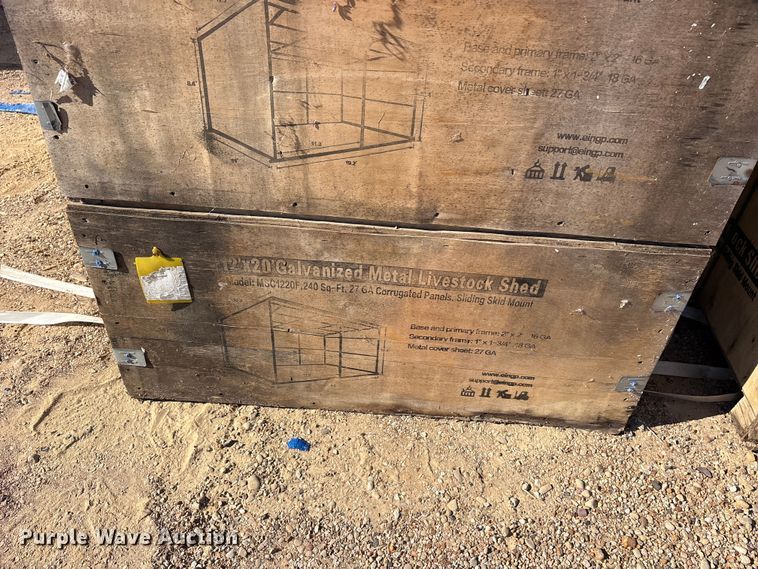 image for item DO1942 (24) 2024 Valley Pioneer MAC1220F livestock sheds