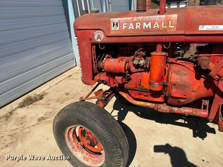 image for item EI7794 1952 Farmall Super A tractor