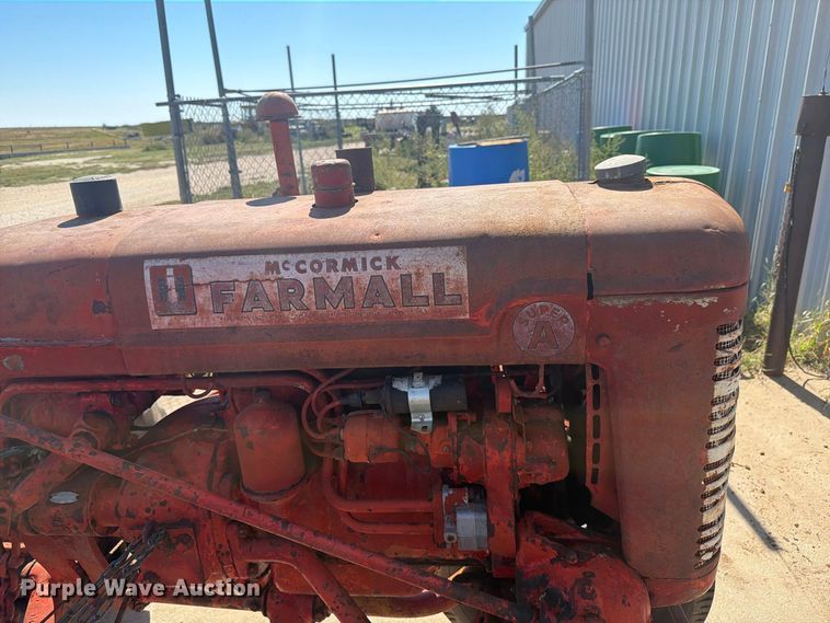 image for item EI7794 1952 Farmall Super A tractor