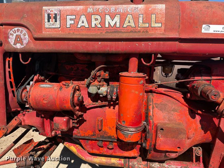 image for item EI7794 1952 Farmall Super A tractor