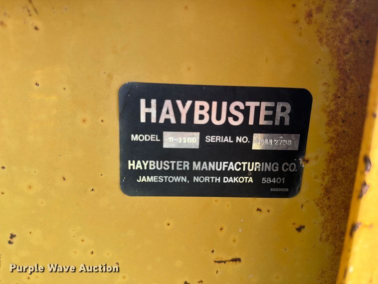 image for item EI7795 Haybuster H-1100 bale processor