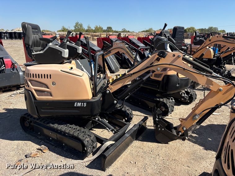 image for item ES8363 2024 Erie EM15 mini excavator