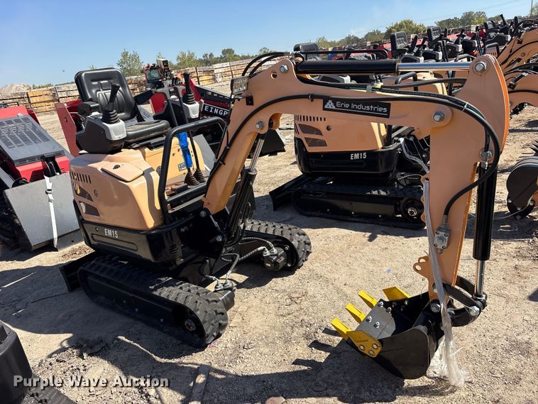image for item ES8367 2024 Erie EM15 mini excavator