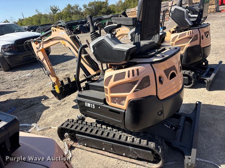 image for item ES8397 2024 Erie EM15 mini excavator