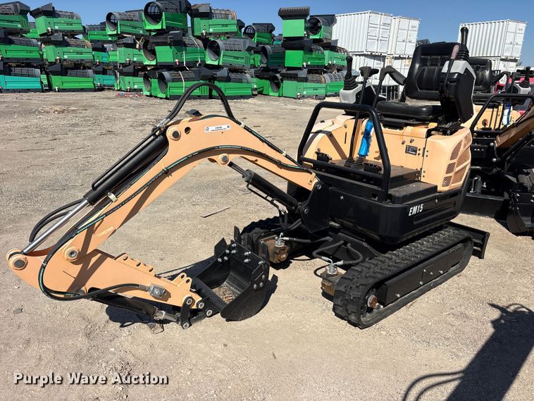 image for item ES8398 2024 Erie EM15 mini excavator