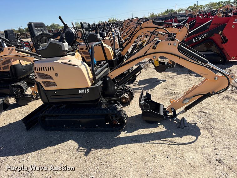 image for item ES8398 2024 Erie EM15 mini excavator