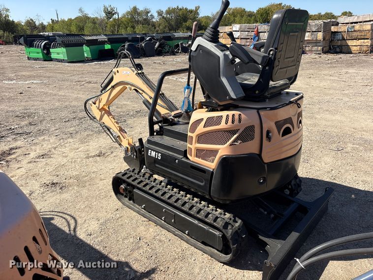 image for item ES8398 2024 Erie EM15 mini excavator