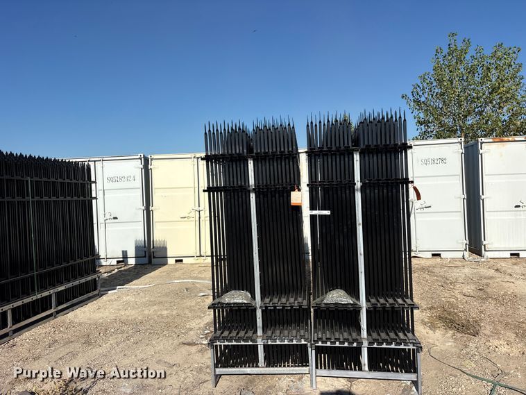 image for item ES8413 (44) 2024 EINGP F10 Wrought Iron Site fence panels