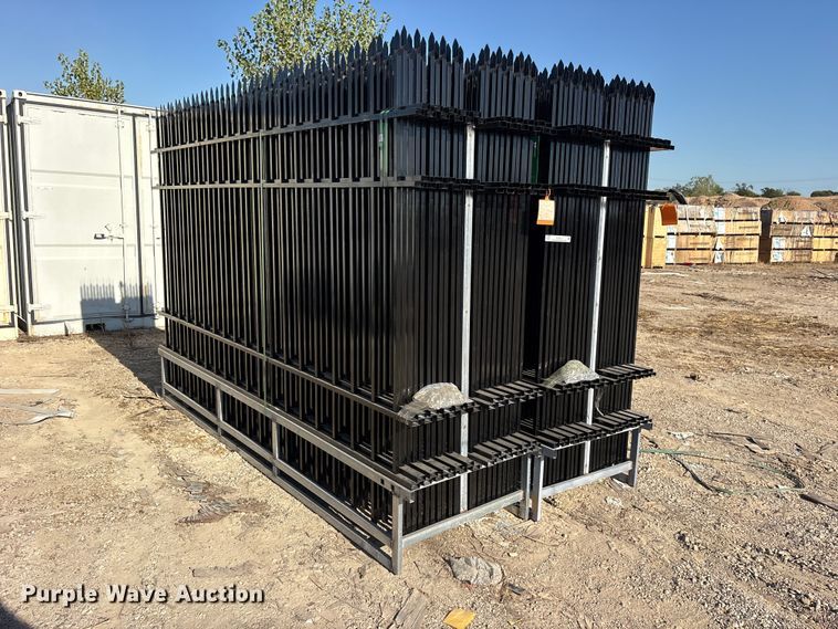 image for item ES8413 (44) 2024 EINGP F10 Wrought Iron Site fence panels