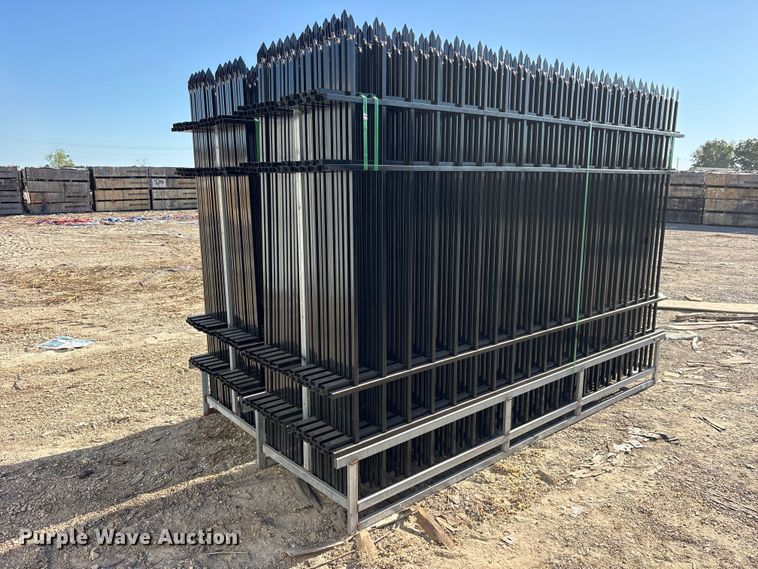 image for item ES8413 (44) 2024 EINGP F10 Wrought Iron Site fence panels