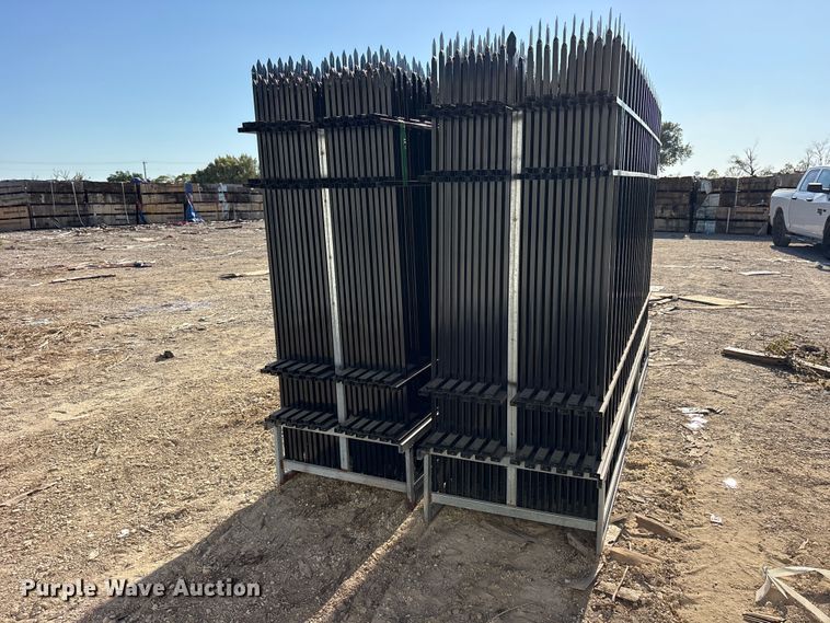 image for item ES8413 (44) 2024 EINGP F10 Wrought Iron Site fence panels